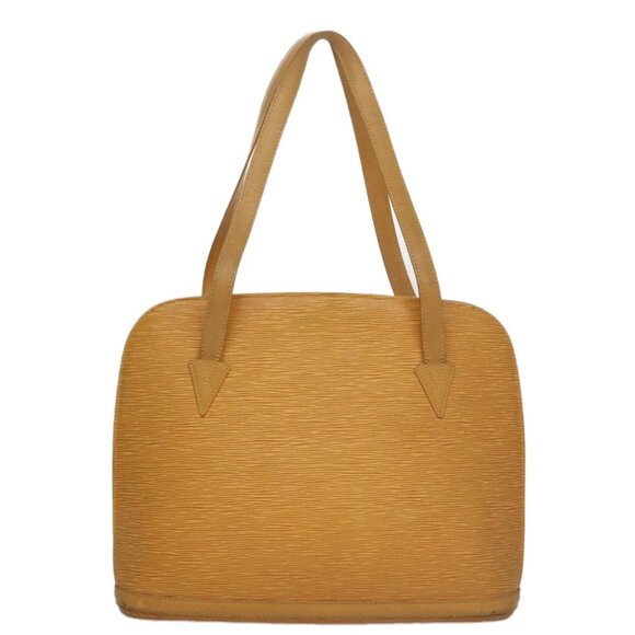 LOUIS VUITTON Epi Lussac Shoulder Bag Yellow - Picture 1 of 15